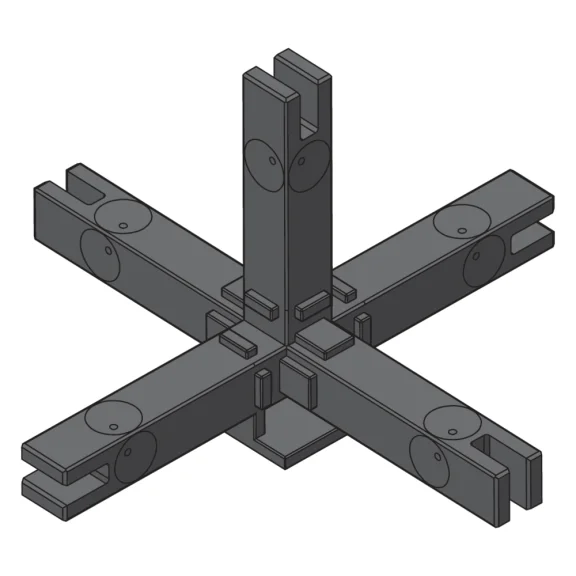 Jonction 5 voies CADRO vitrine