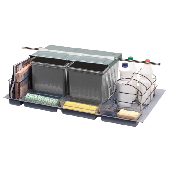 Poubelle à tri sélectif 27 L