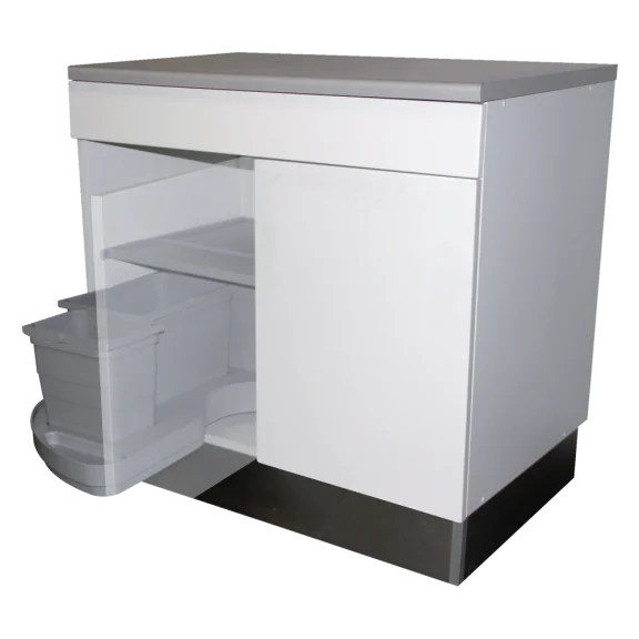 Set afvalsortering voor hoekkast