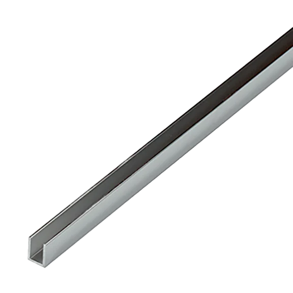 U-profiel voor glas van 10 mm