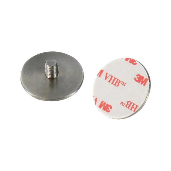 Support de butée adhésif inox