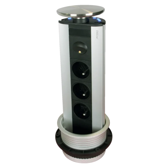 Bloc prises lumineux diamètre 100