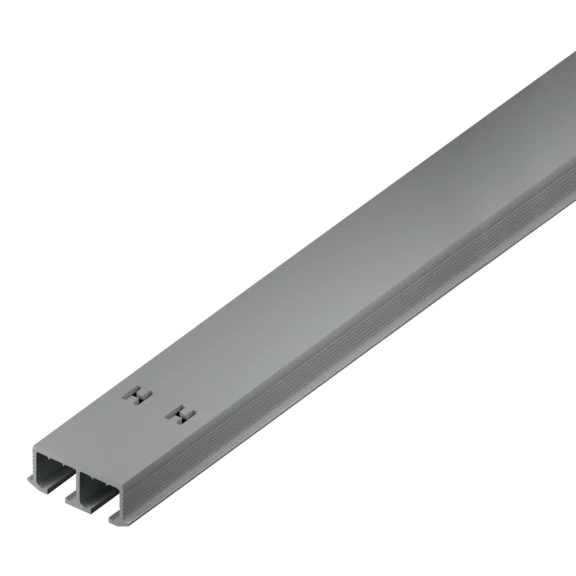 Rail haut double Clipo verre 36
