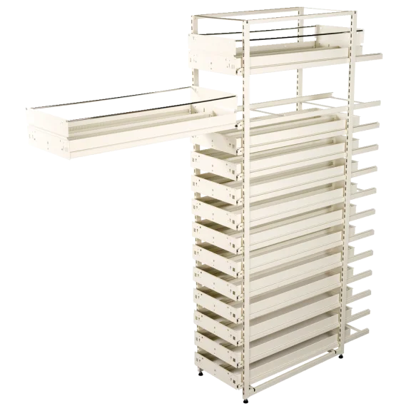 Kolomkast met 11 enkele laden en 2 dubbele laden 1000 mm