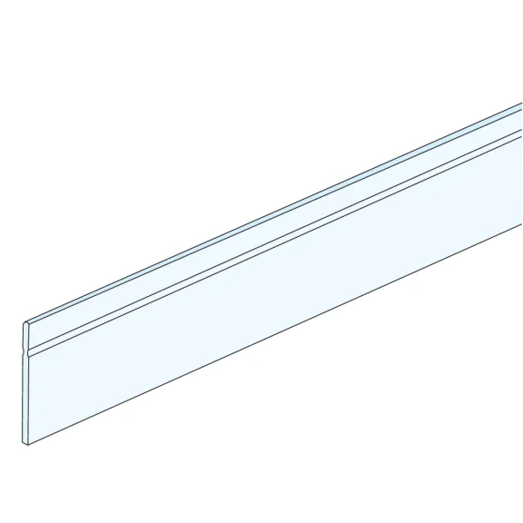 Rail plexi pour côtés de tiroir