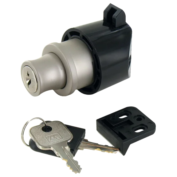 Drukslot met sleutel