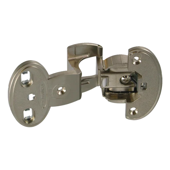 Charnière clipsable à nœud apparent pour porte en applique