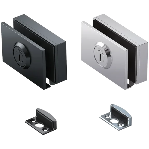 Schloss für Glastür