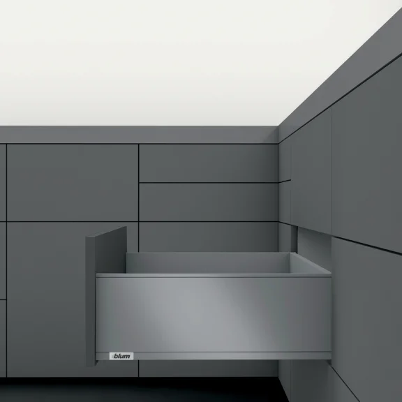 LEGRABOX BLUMOTION / TIP-ON BLUMOTION oriongrijs mat hoogte C