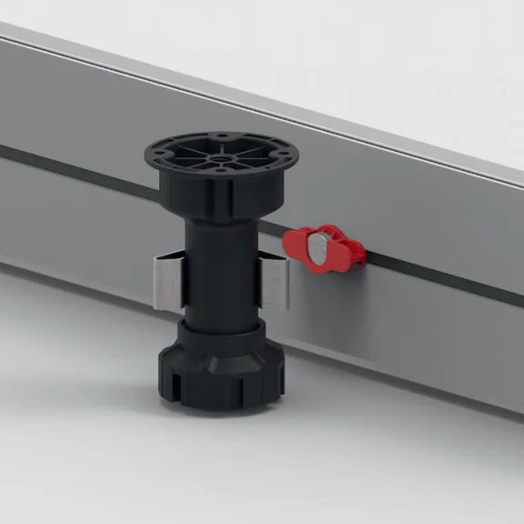 Magnetische clip voor plint
