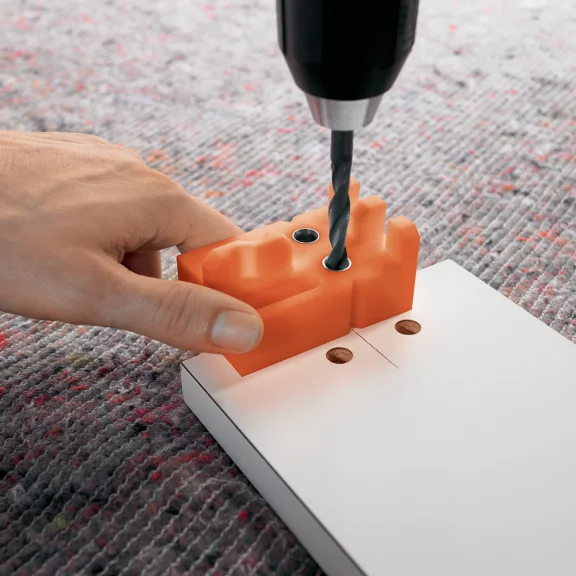 Bohrlehre für Distanzpuffer SERVO-DRIVE