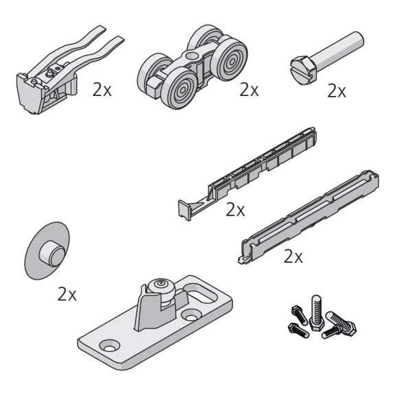 Set PORTA 60 HMD voor 1 deur