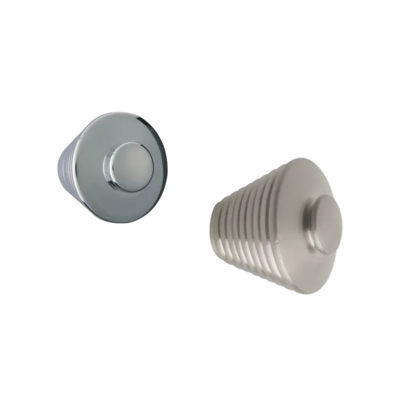 Knop conisch geribd