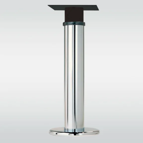 Verstelbare steunpoot voor aanbouwtafel