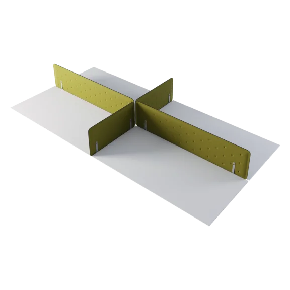 Bevestigingsset voor scheidingspaneel