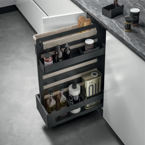 Ensemble coulissant SOUS-CHEF TRAY pain-bouteille