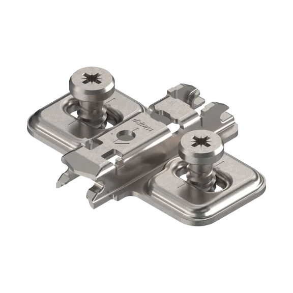 Kruismontageplaat CLIP met euroschroeven