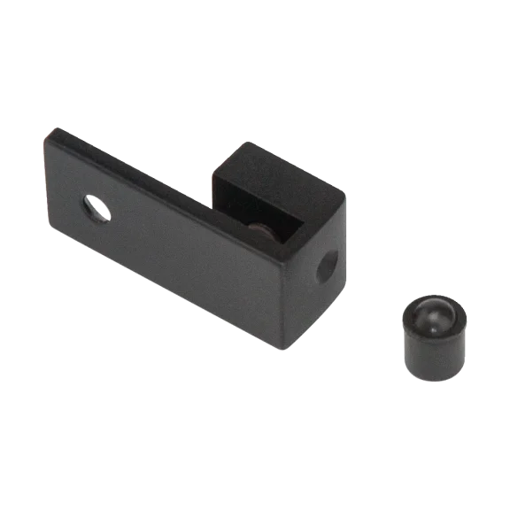 Fixation pour bouton de vitrine