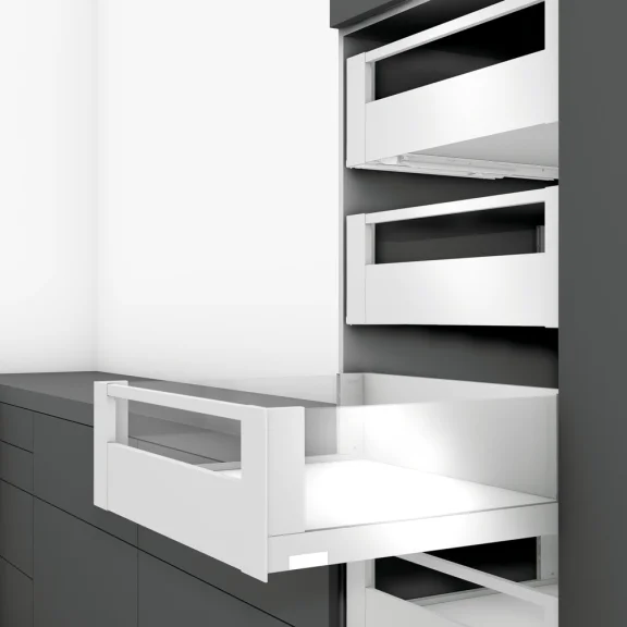 Tiroir à l'anglaise FC avec tube (H : 193 mm)