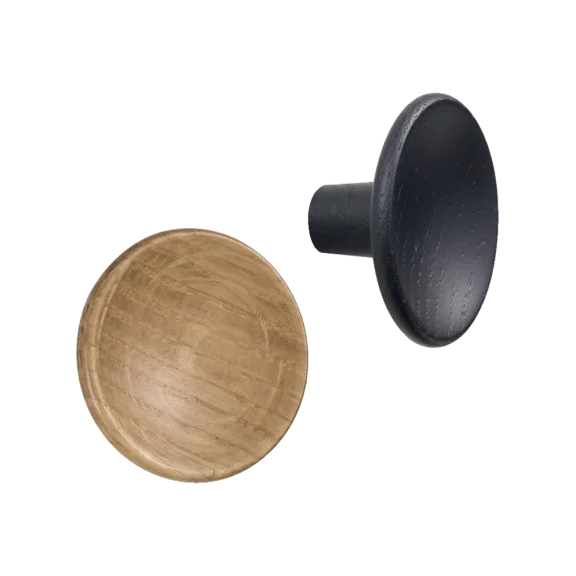 Houten knop DISC