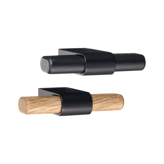 Houten knop CROSSING