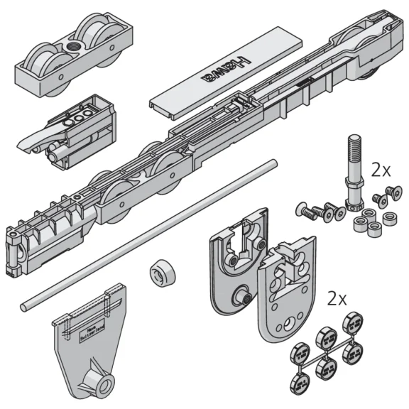 Garnitur JUNIOR 100/GP für 1 Tür