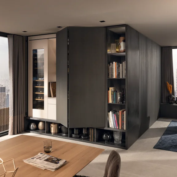 Garnituur voor 1 plooi- en inschuifdeur REVEGO duo