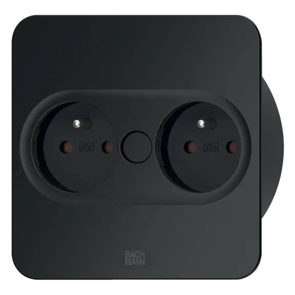 Blok met 2 inbouwstopcontacten Twist 2