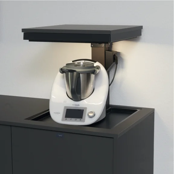 Gemotoriseerde hoekset QANTO PULL-OUT gelijkliggend vlak