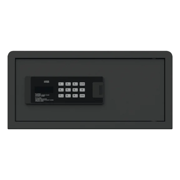 Safe mit Tastatur, Öffnung Vorderseite