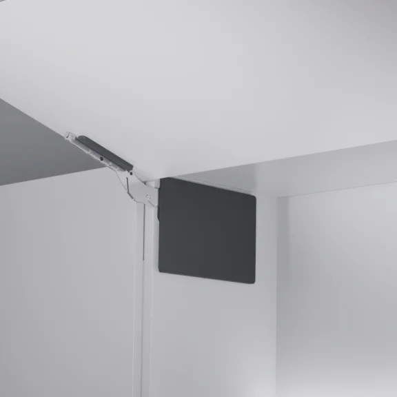 FREEslim flap beslagset voor opbouwmontage Push-to-open