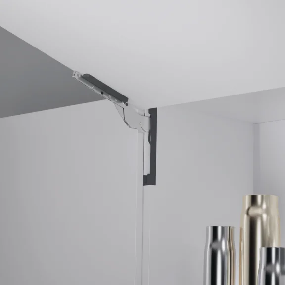 Klappenbeschlag FREEslim flap Push-to-open, Einlassmontage