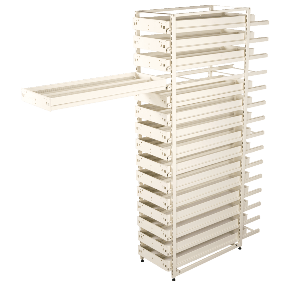 Kolomkast met 15 enkele laden 1100 mm
