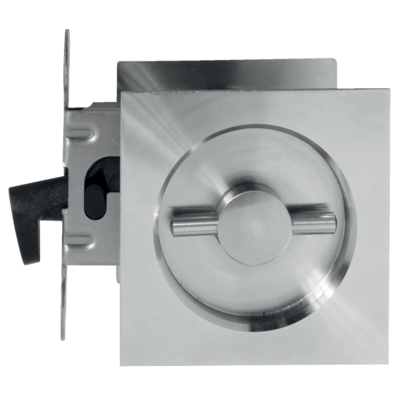 Ensemble fermeture de porte coulissante affleurante KUBE