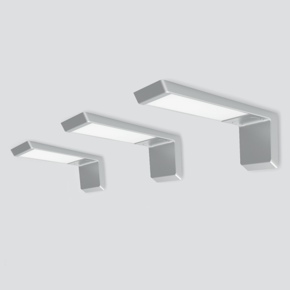 Set 3 LED-Anbauleuchten 12 V