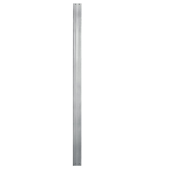 Structure pour porte coulissante double placage