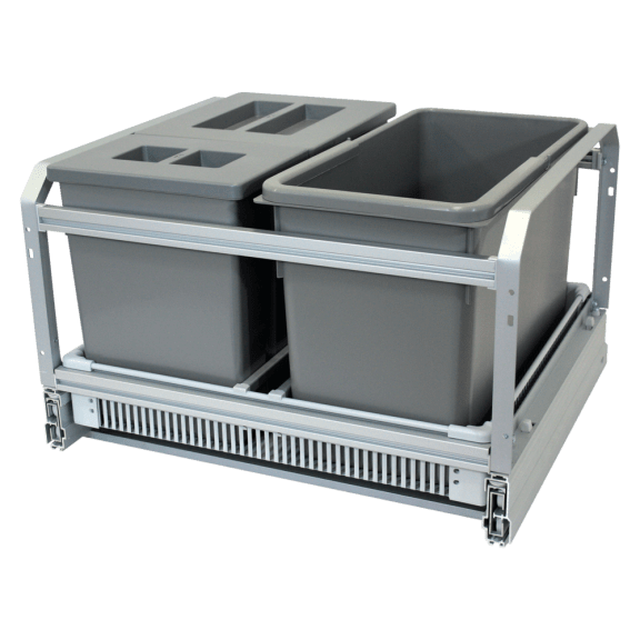 Poubelle tri sélectif pour élément de 600 mm 45 L