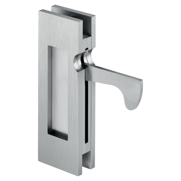 Poignée de chant pour porte verre