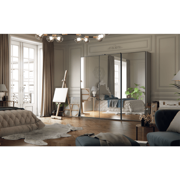 Profil haut/bas pour cadre de porte PS48