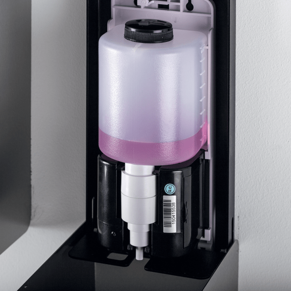 Desinfecterende zeep- of gel/dispenser muurbevestiging