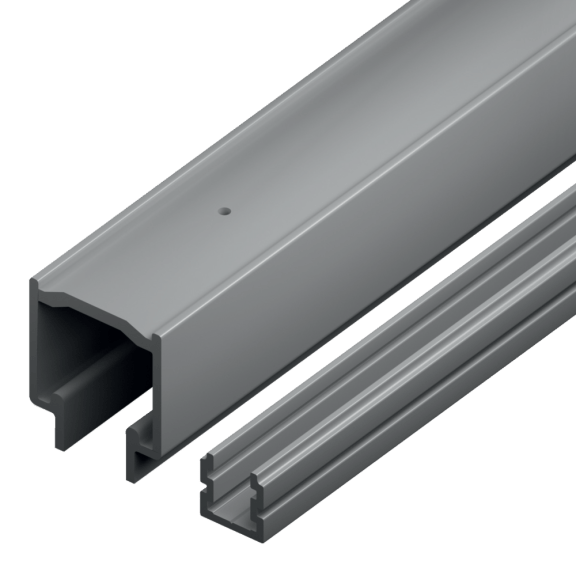 Enkele rail voor Centerfold en Variofold