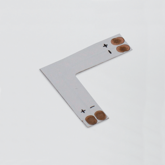 Hoek 90° voor LED strip