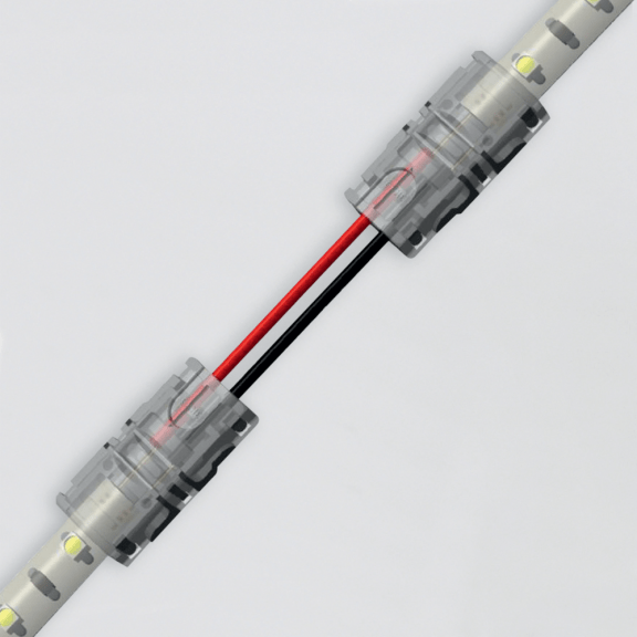 Dubbel verbindingssnoer snelkoppeling voor LED strip