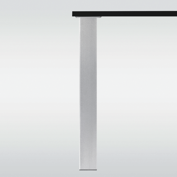 Vierkante tafelpoot 80 mm