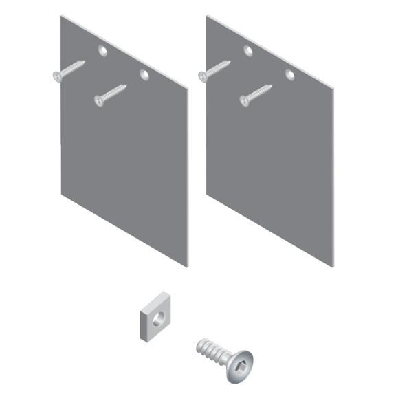 Set voor opbouwbevestiging PS65