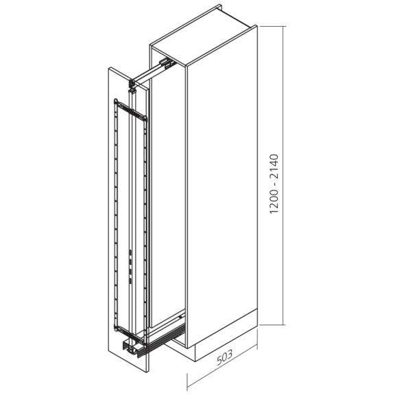 Hochschrankauszug TAL Larder