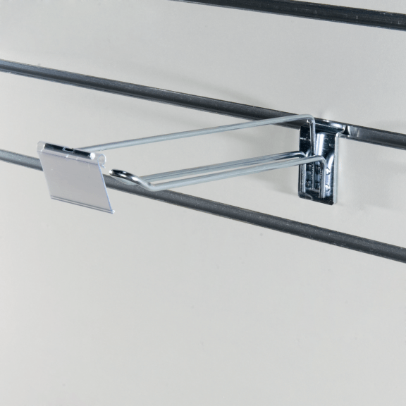 Crochet double avec porte-étiquette