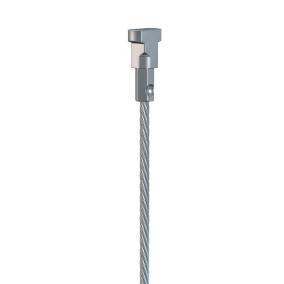 Stalen kabel met kop TWISTER