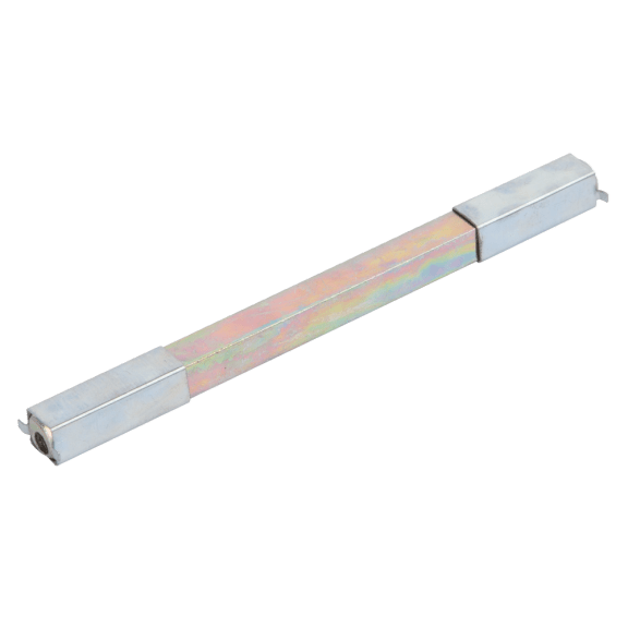 Vierkante tige van 7 mm + 2 hulzen van 8 mm
