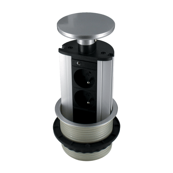 Bloc prises encastrable diamètre 100